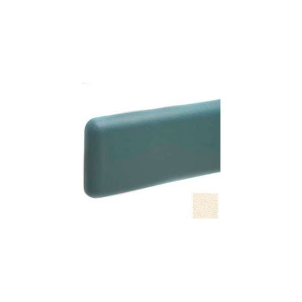 Pawling Wall Guard W/Rounded Top & Bottom Edges, Aluminum Retainer, 6"H x 12'L, Porcelain WG-6-12-555 - main